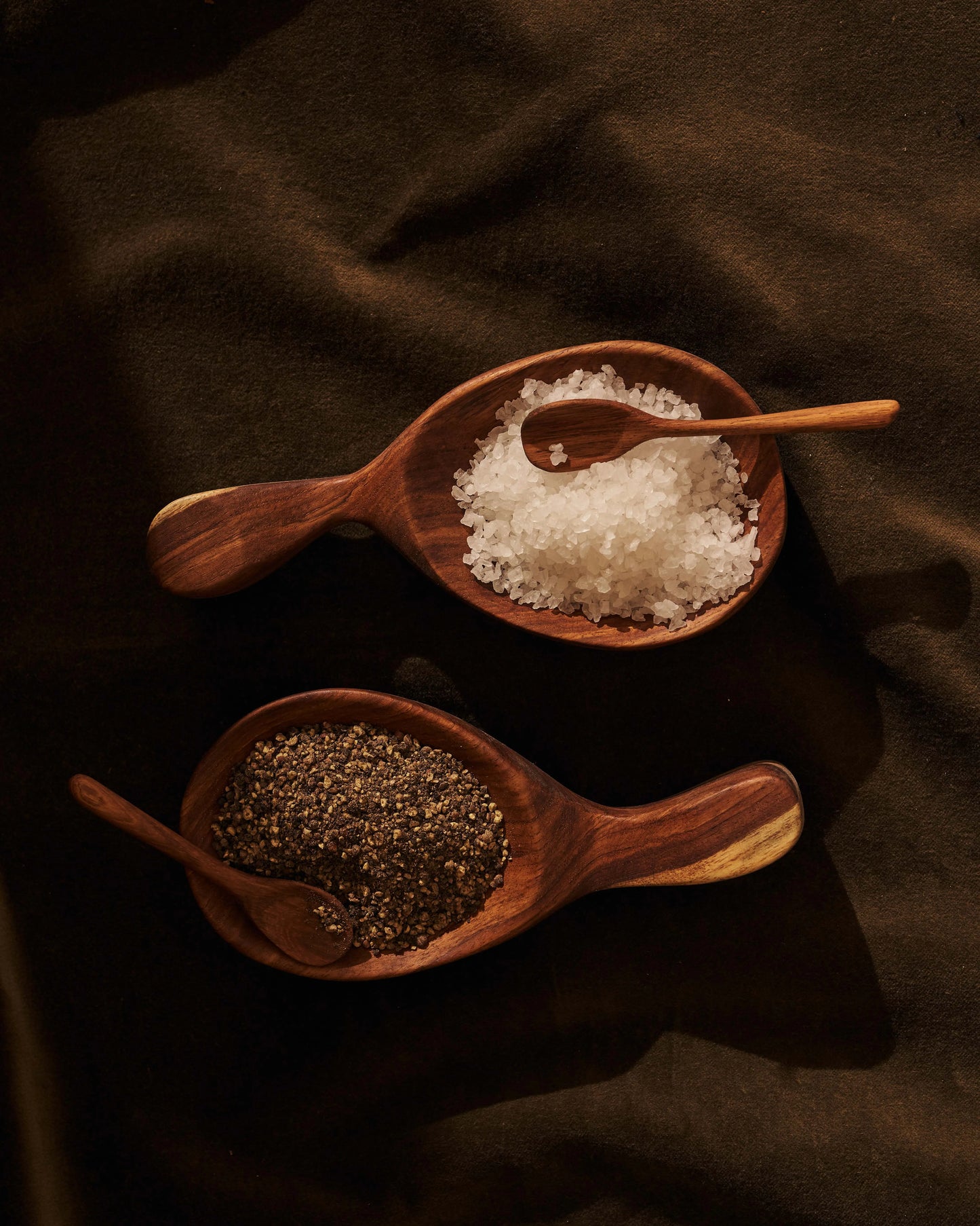 Salt & Pepper holders (2 piece set)